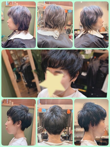 [アイキャッチ]バッサリブラックヘア✌️