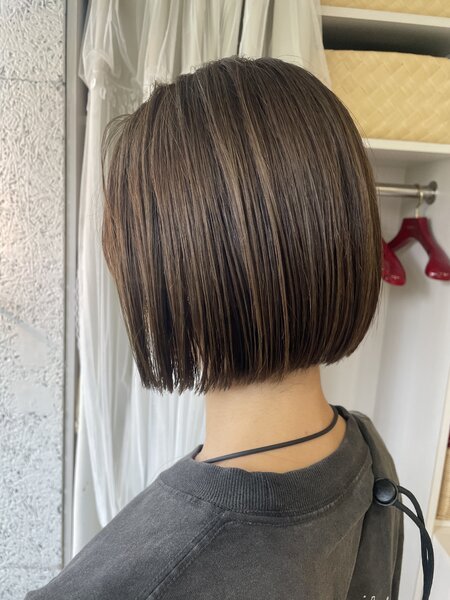 [アイキャッチ]首元すっきり大人のミニボブ