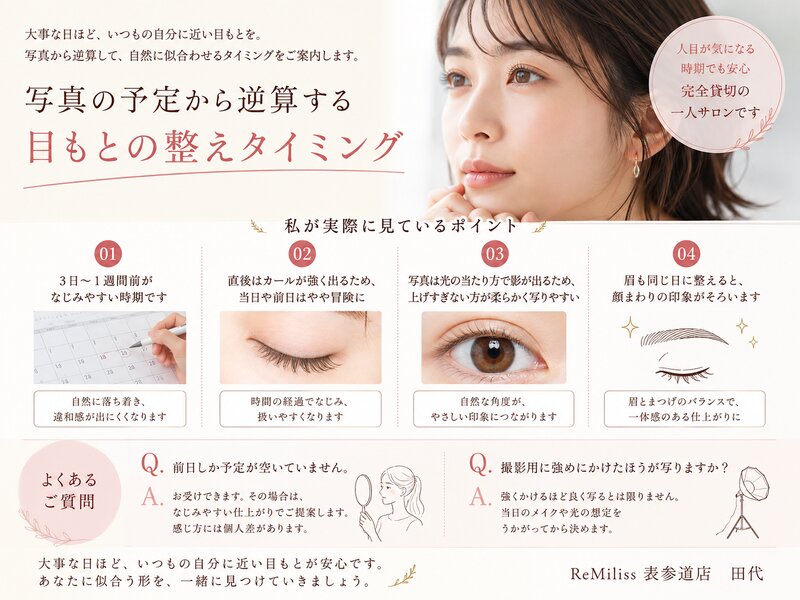 [アイキャッチ]撮影や大事な写真の前に 目もとを整える目安