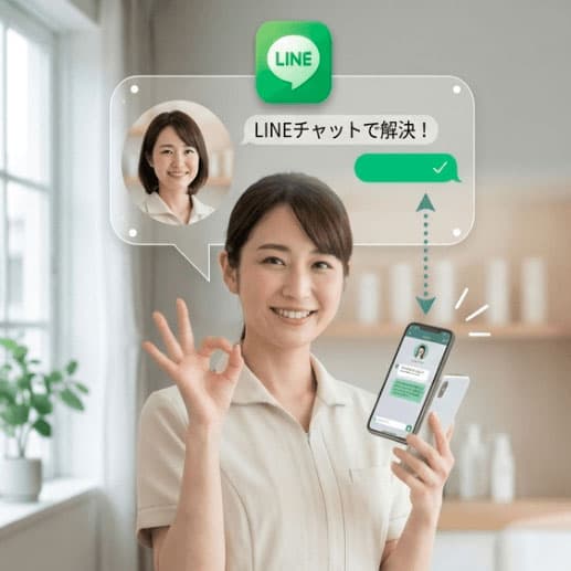 LINEチャットサポート