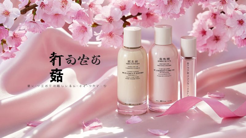 AIが生成した春キャンペーンのバナー例