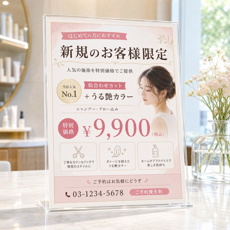 店頭POPの例