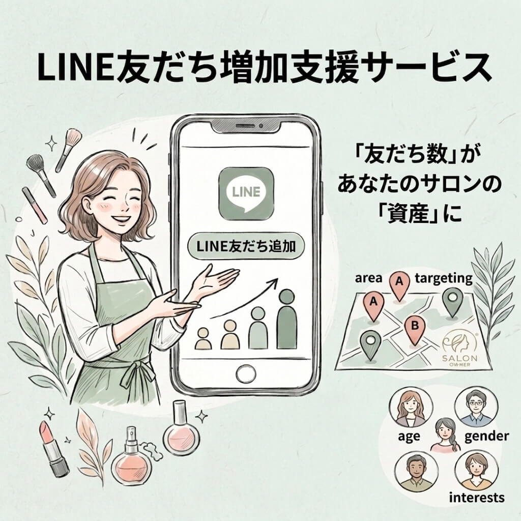 LINE友だち増加支援サービス