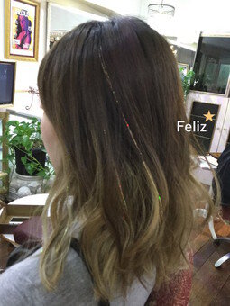 韓国風ヘアティンセル